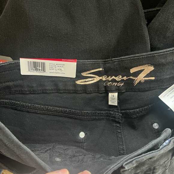 SEVEN 7 JEANS TUMMY LESS HIGH RISE SKINNY NWT. Multiple sizes - Picture 8 of 8